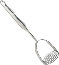 12.5 Inch, Large Heavy Duty Metal Mashing Utensil, Beans, Sweet Potato, Avo