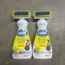  2 pack Carbona Oxy Powered Pet Stain  Odor Remover, Unscented,22 fl oz Bottle