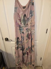 City Chic Women's Flowy Maxi Floral Sun Dress Size L/20