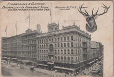 1907 Philadelphia Strawbridge & Clothier Store Postcard c1910s Pennsylvania PA