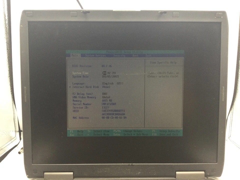 HP COMPAQ PRESARIO 2500 - BOOTS TO BIOS - INTEL CELERON - 256MB RAM - READ - BB - Image 2 of 4