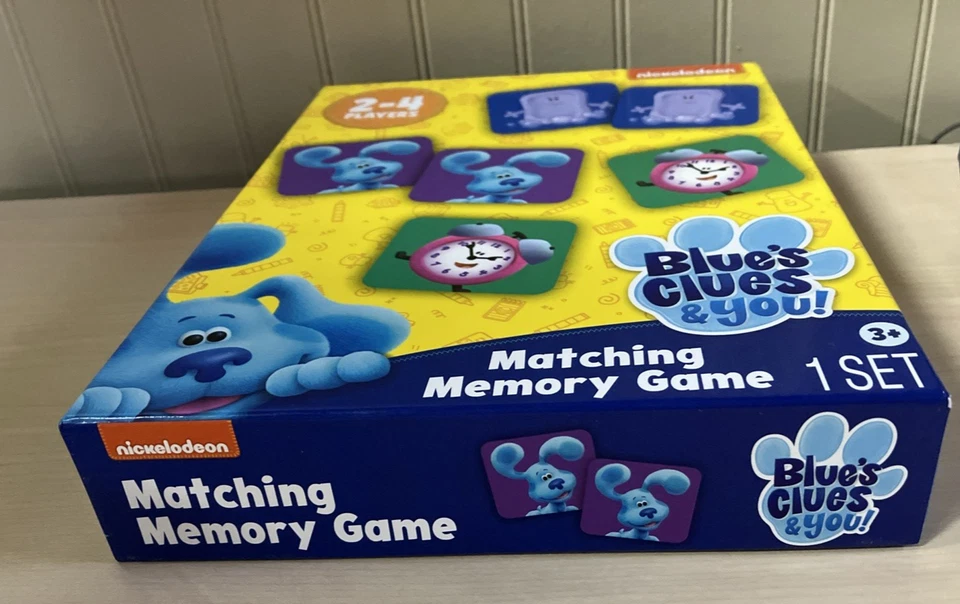 New Blue's Clues Memory Matching Game  Matching Pairs  72 Cards - Image 3 of 3