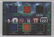 2017 Leaf ITG Used Draft History Green 4/7 Clark Gillies Dave Maloney HOF 1d3a