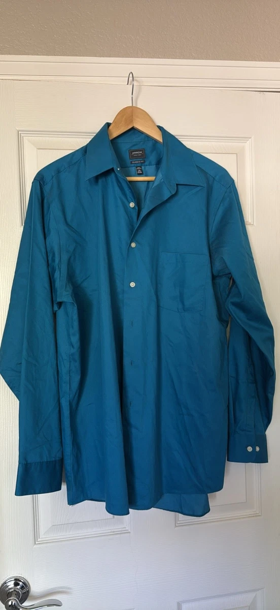 Arrow Blue Classic Fit Dress Shirts for Men for sale | eBay