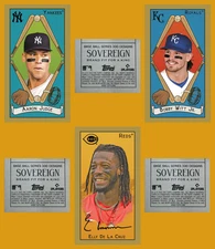 2025 TOPPS 205 T205 SOVEREIGN BACK PARALLELS - YOU PICK CHOOSE COMPLETE YOUR SET
