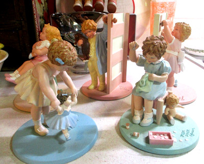 Lot of 5 - The Danbury Mint Bessie Pease Gutmann Figurines