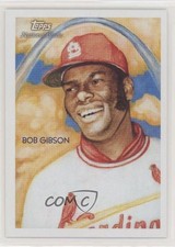 2010 Topps National Chicle Bob Gibson by Jeff Zachowski #216 HOF 8d2