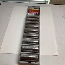 Vintage Craftsman Metric Deep Socket Set Nine Pieces