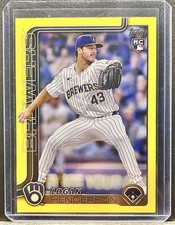2025 Topps Update Logan Henderson RC Yellow Border Parallel #US137