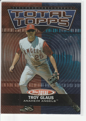 Troy Glaus 2002 Topps Total - Total Topps #TT15 Anaheim Angels