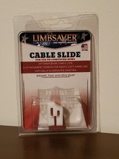 LimbSaver Cable Slide #3021 for Compound Bow - White - Ambi - Made in USA