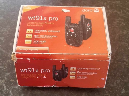 Doro WT91X Pro Long Range Walkie Talkies - Boxed - Zdjęcie 8 z 9