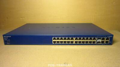 NETGEAR FS728TP V1H2 - 24-Port Smart PoE Prosafe Switch 2x Gigabit 2x SFP