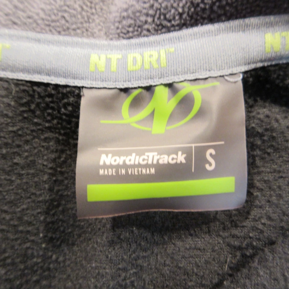NordicTrack NT Dri adult fleece 1/4 zip pullover sz S (p-12-14-3-1) - Image 2 of 4