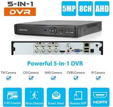 Image of 8 CHANNEL DVR 4K/N Hybrid Smart CCTV Video Recorder P2P Support up to 8MP Camera