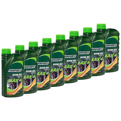Quad Schalt Getriebeöl FANFARO MAX 4 80W-90 GL-4 API GL4 Schaltung 8x 1 Liter 