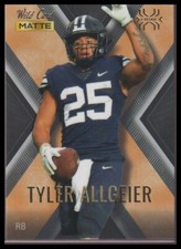 Tyler Allgeier 2022 Wild Card Matte X-Plode Black/Light Orange X BYU Cougars