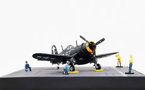 Corgi 1:72 US61005 Vought F4U Corsair USN VF-84 Jolly Rogers "White 167" Hedrick - Picture 18 of 24