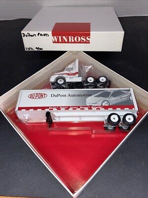 Winross Co Custom DuPont Automotive Truck And Trailer Model Set New In ...