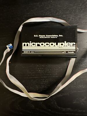 DC Hayes Micromodem II Modem For Apple II Computers 65-103 1978 +