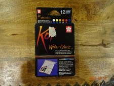 KOI WATER COLORS POCKET FIELD SKETCH BOX NEW IN BOX