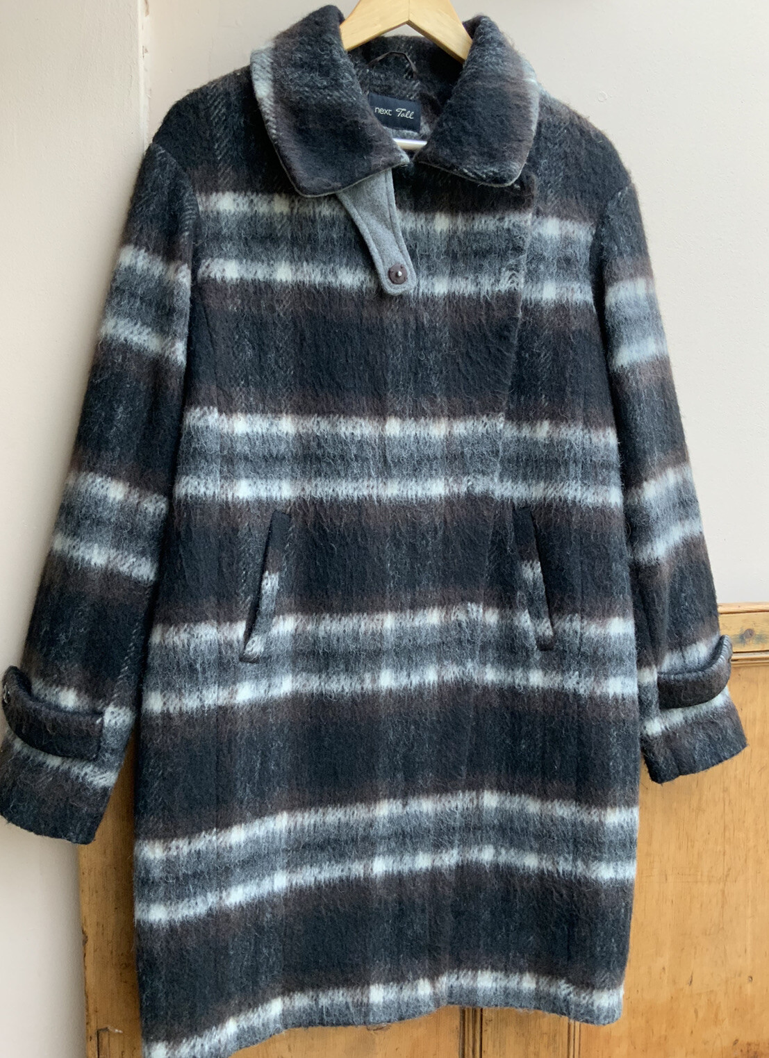 Brown Checked Boyfreind Jacket/Coat 
