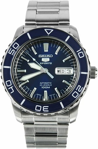 Seiko 5 Sports Stainless Steel Automatic Men's Watch SNZH53K1 | eBay