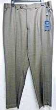Ralph Lauren Chaps Pants Men 36X30 Tan Trouser Pleated Cuffed NWT