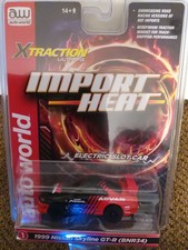 AUTO WORLD 1999 Nissan Skyline GT-R Xtraction Ultra-G HO Slot Car AW Import Heat