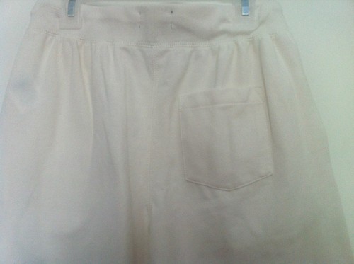 Ralph Lauren Shorts~White Pique~Lg Navy Logo~Size M (10-12)~NWT - Picture 9 of 9