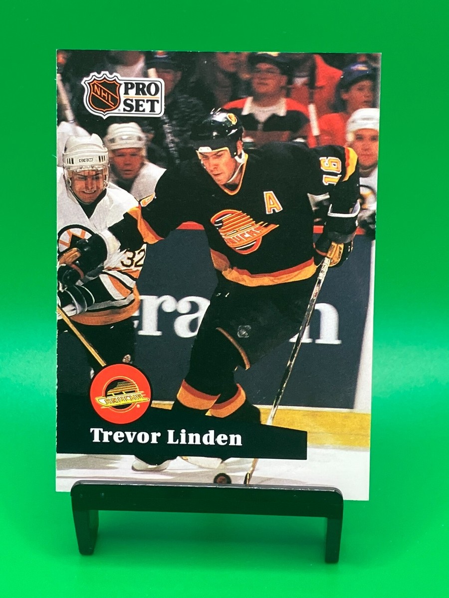 1991-92 Pro Set Canucks Hockey Card #236 Trevor Linden | eBay