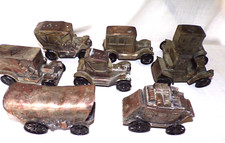 Banks,Lot Of 8 Vintage  Banthrico Cast Metal Coin Bank Car Banks . Restore,clean