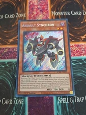 Yu-Gi-Oh! Assault Synchron BLMR-EN003 Secret Rare 1st Edition Near Mint