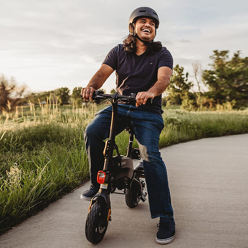 DYU S2 Folding Electric Bike 10inch Commuter E-Bike 250W 10AH E-Citybike  Bicycle | eBay