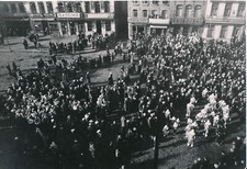 BINCHE c. 1937 - Place Carnaval Gilles Belgique - NV 7695