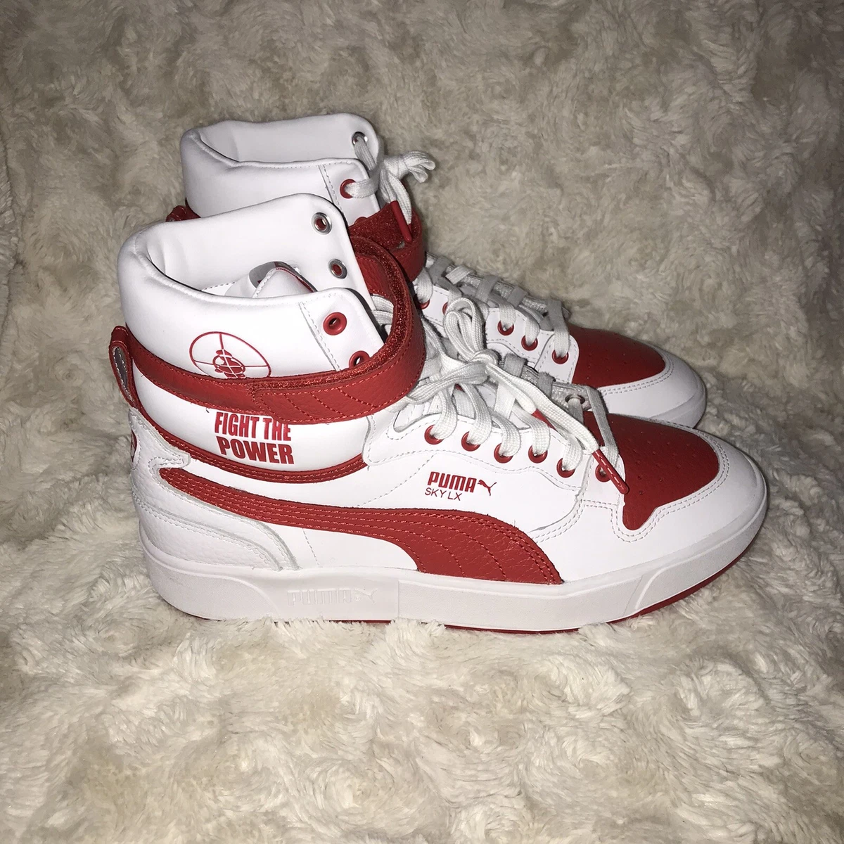 PUMA x PUBLIC ENEMY Sky LX DEF JAM Collab White Red Size 8 374538-01 New! eBay