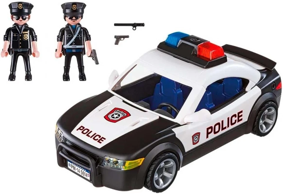 Playmobil POLICE CRUISER vehicle car with flashing lights City Action 5673 - Image 2 of 4