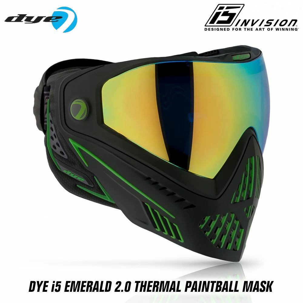 DYE dye i5バイザー付きゴーグル ブラック DYE i5 GOGGLE - HYPERCAM – DYE Paintball