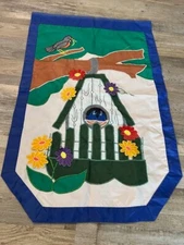 Evergreen Flags Spring Bird And Birdhouse Adorned Flag 28 x 44