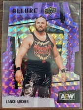 2022 AEW Lance Archer Purple Diamond /10 ALLURE Trading Card #85684