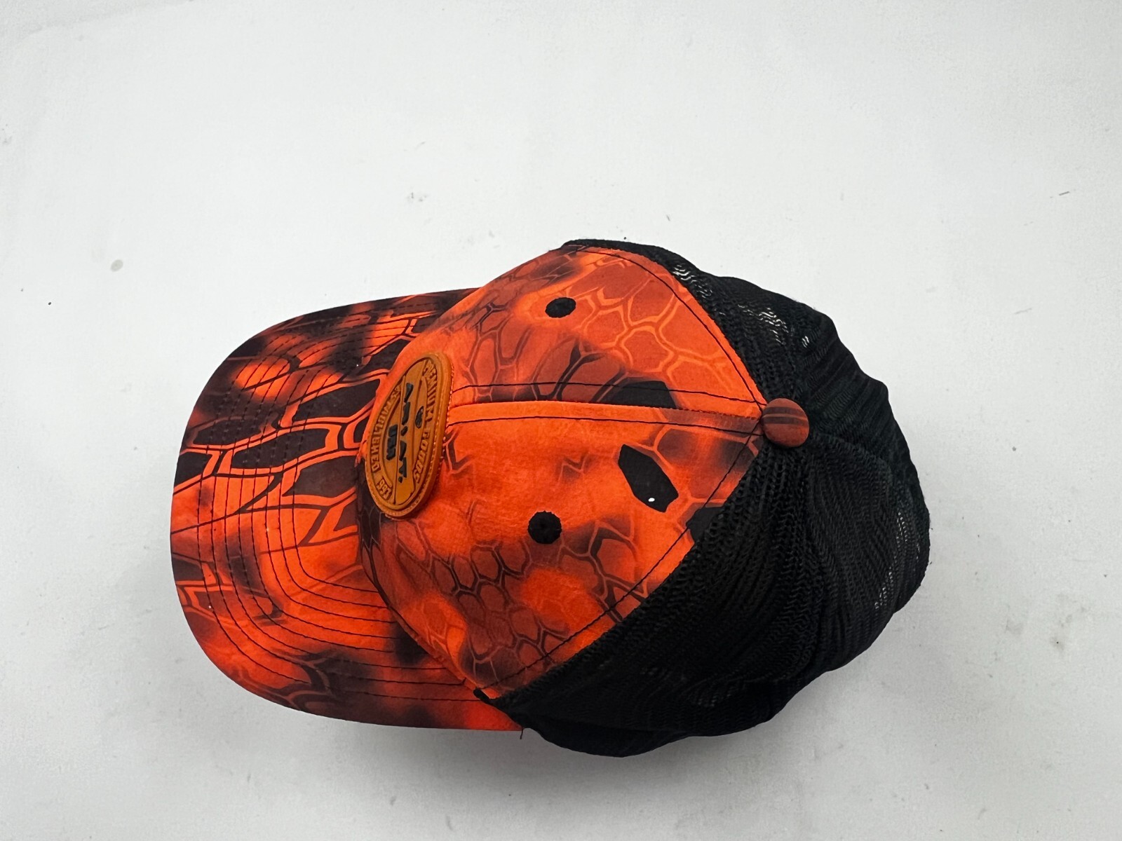 Ariat Hat Cap Snapback Orange Kryptek Trucker Adj… - image 7
