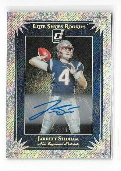 Jarrett Stidham 2019 Donruss Elite Series Rookies Auto Autograph Serial #d 61/99