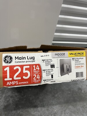 GE PowerMark Gold 125A 14-Space 24 Circuit Outdoor Load Center