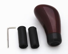 Universal Wood Manual Shift Knob With M6 And M10 Adaptor