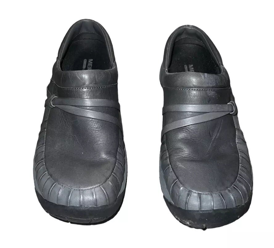 Sneaker alla moda grigia Merrell Encore a pieghe taglia 7 5 grigie