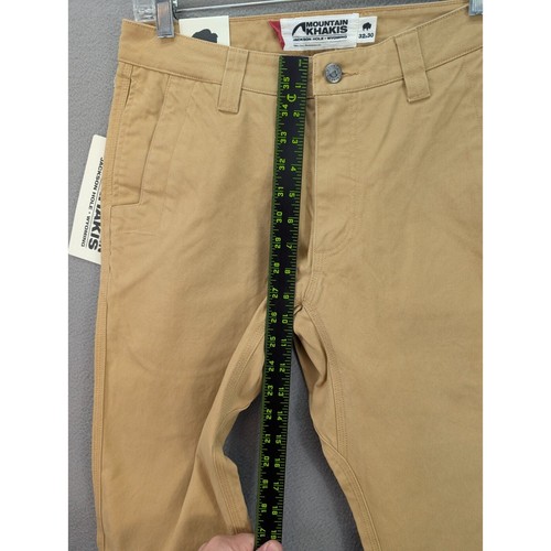 Mountain Khakis Pants Mens Slim Fit Organic Cotton Outdoor Flat Front Size 32x30 - Picture 8 of 14