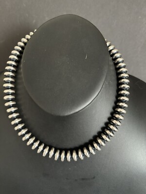 Sterling silver 12 mm rondelle 16 inch