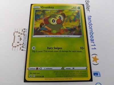 Grookey COSMOS HOLO Promo card 010/202 SWSH Base Set Art 2020 Pokemon TCG |  eBay