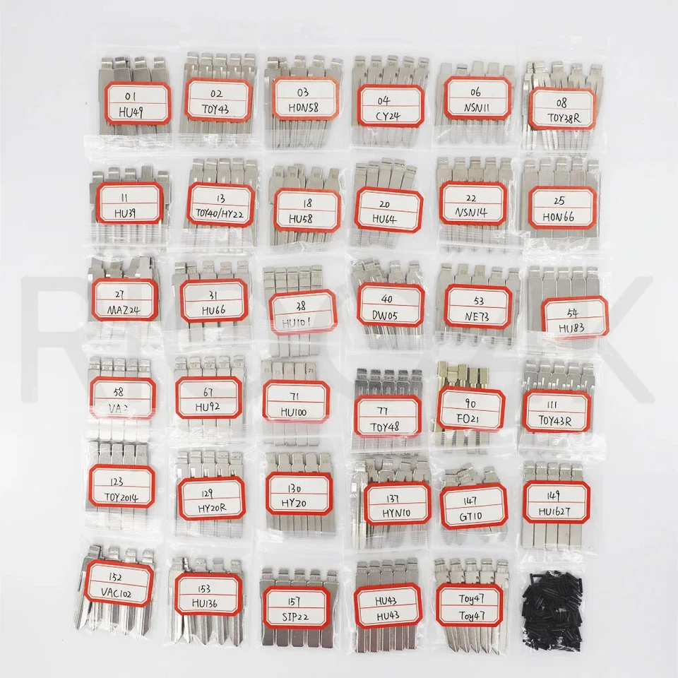 175pcs Car key Blank Remote KD Key Blade Remotes with Box - Image 2 of 4