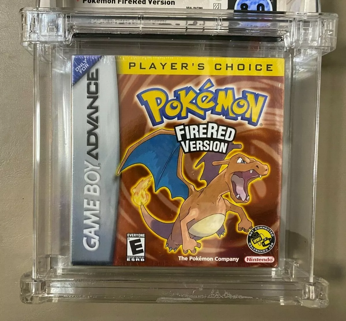 Brand New Factory Sealed Pokemon Red Version Game Boy VGA Graded 80 Silver  Rare!